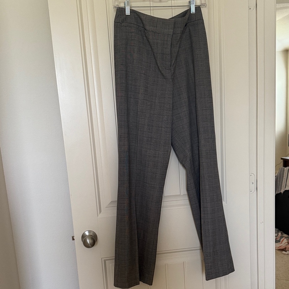 Rafaella Gray, Black, and White Checkered Pants